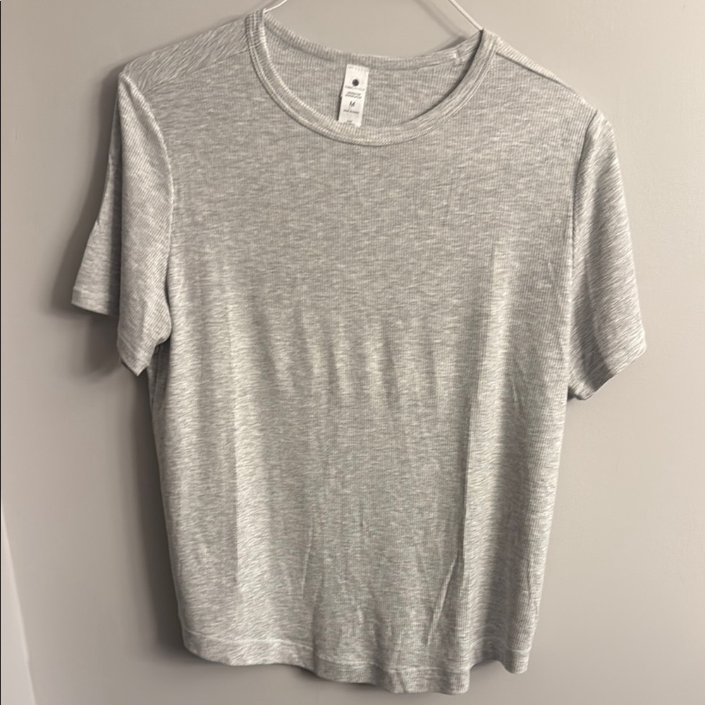 Yogalicious Heather Gray Tee